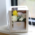 Luxury Flower Box Bouquet Gift Shipping With Handle